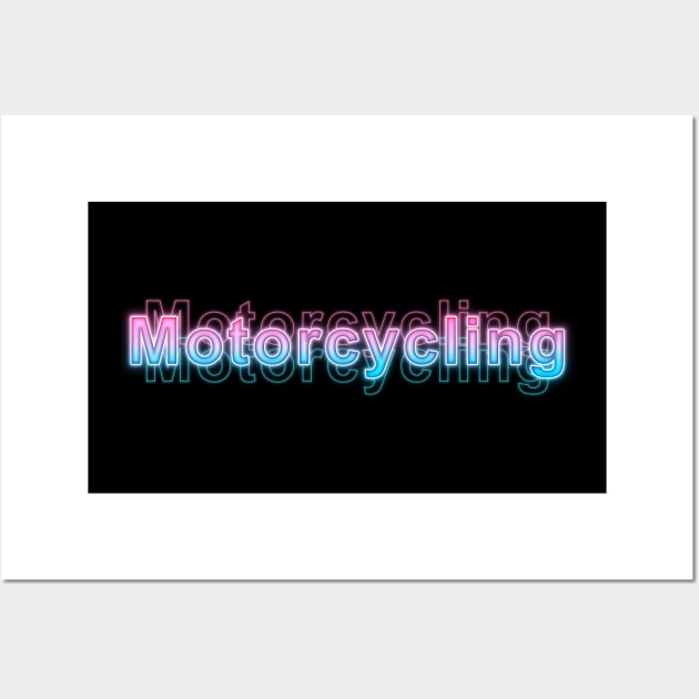 Motorcycling Wall Art by Sanzida Design